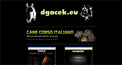 Desktop Screenshot of dgacek.eu