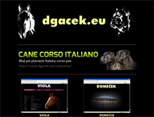Tablet Screenshot of dgacek.eu
